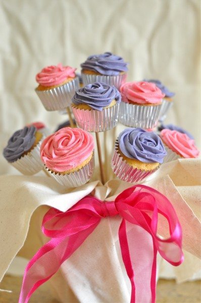 Cupcake flower pot