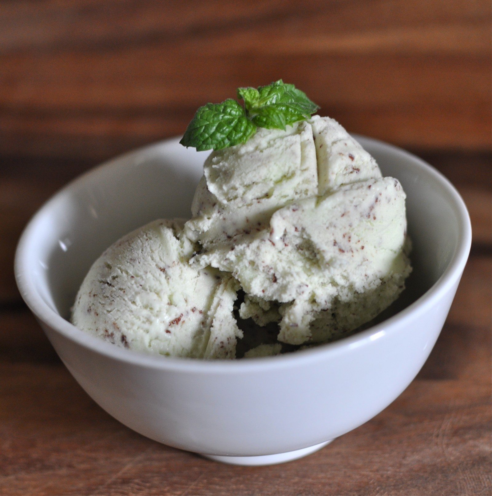 Mint chocolate chip gelato