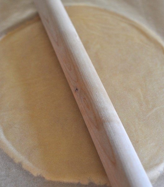 Rolling the dough