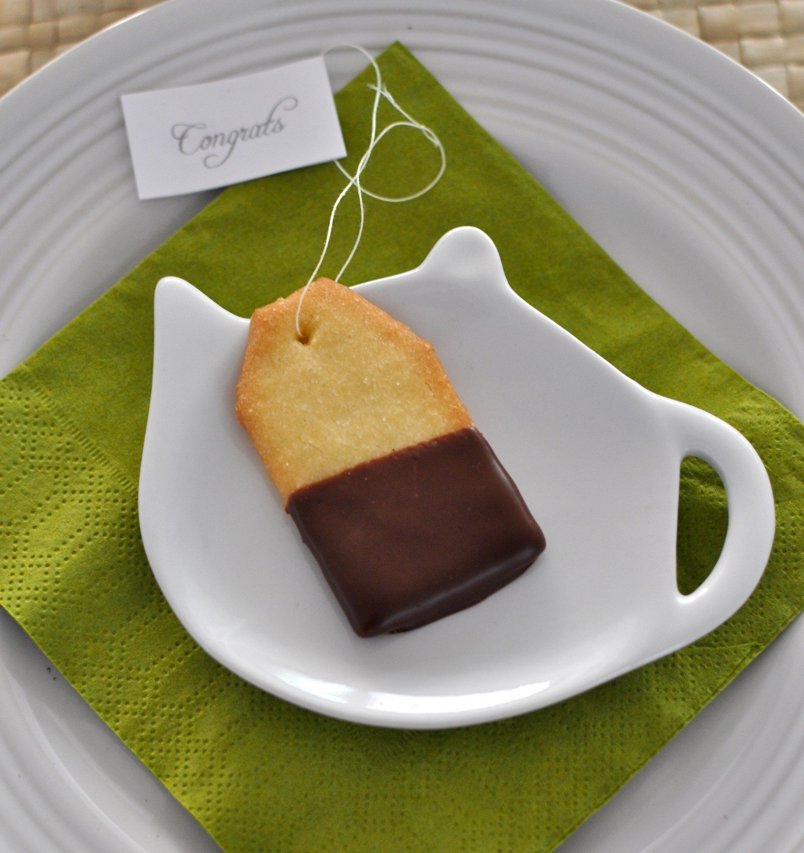 Tea bag biscuits