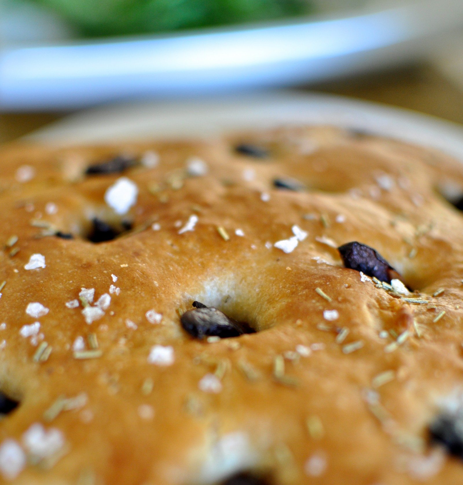 Olive and rosemary focaccia