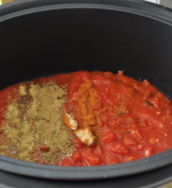 Tomato and herbs and spices
