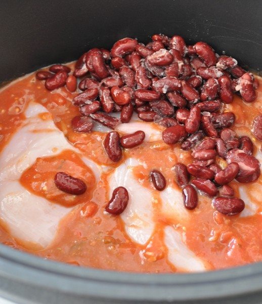 Chicken and kidney beans