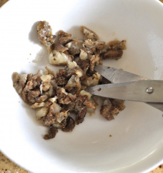 Snip up the eggplant