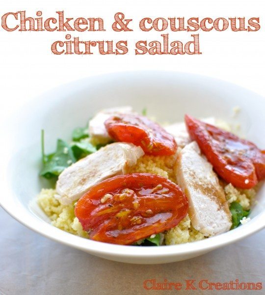 Chicken & couscous citrus salad