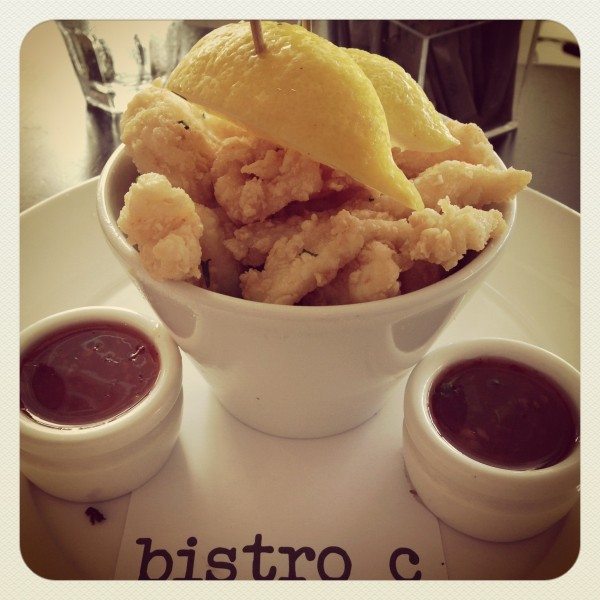 Calamari at Bistro C