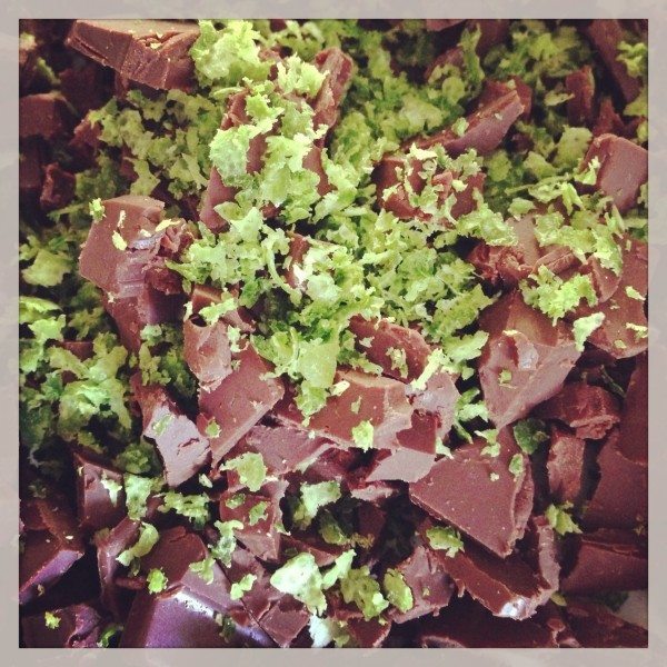 Chocolate & lime - a delightfully different combo
