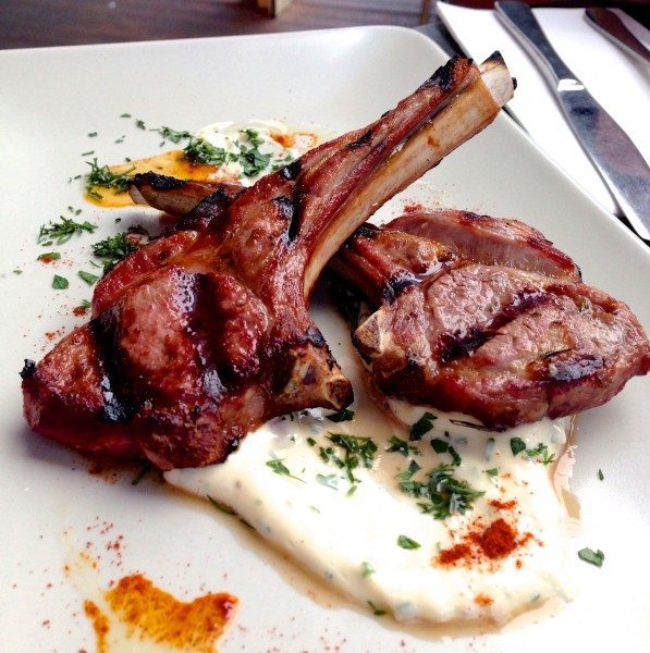 Lamb cutlets - flame grilled with anchovy & parsley mayo $12