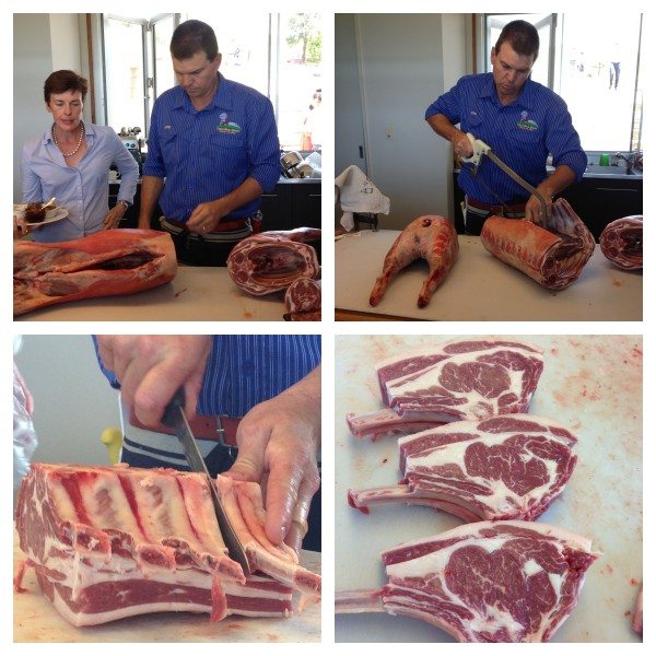 Cutting down a lamb