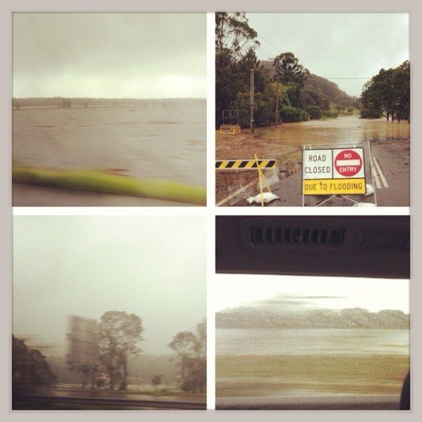 A wet and wild weekend at the coast