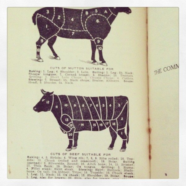 Meat selection tips from my Grandma's 1940s Cookbook