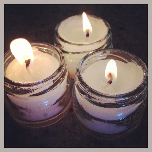 My first attempt at homemade candles