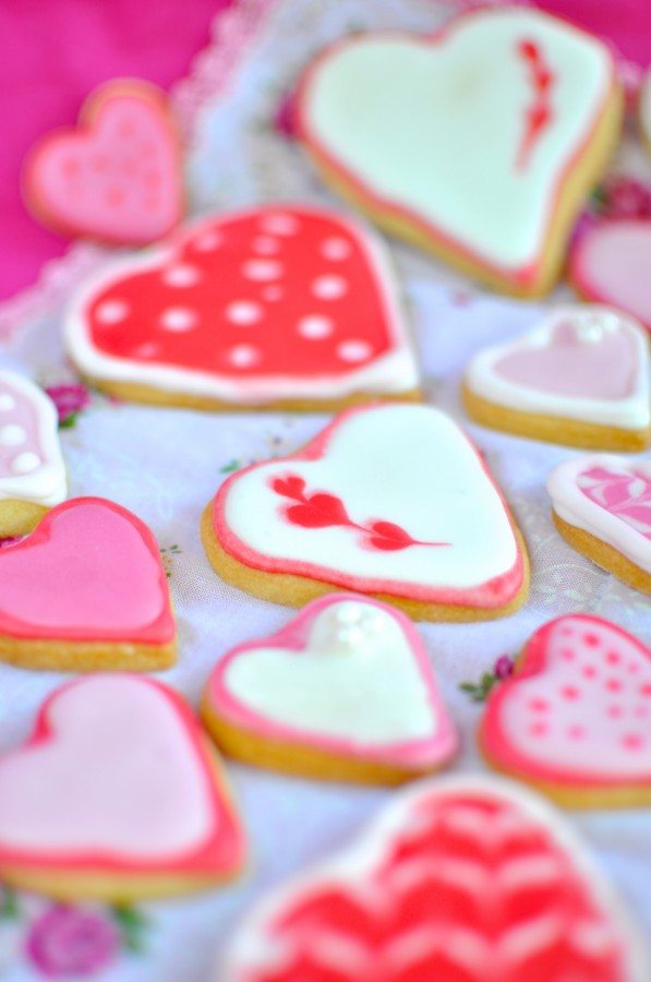 Valentine's biscuits
