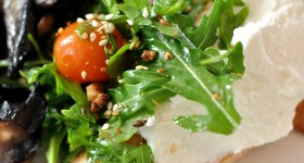 Goat's cheese on toast