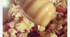 Honey and cinnamon oats
