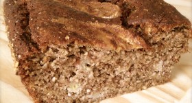 Gluten free banana bread via www.clairekcreations.com